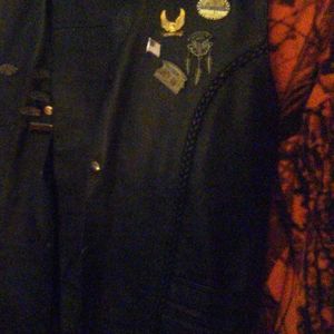 Motorcycle vest and chaps